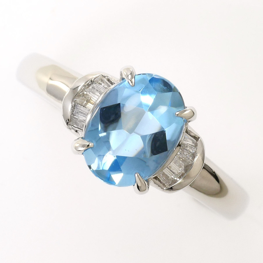 VINTAGE Silver Diamond Ring